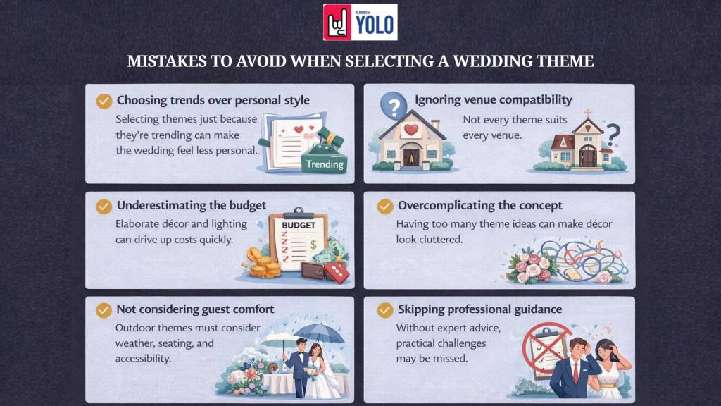 Mistakes to Avoid When Selecting a Wedding Theme