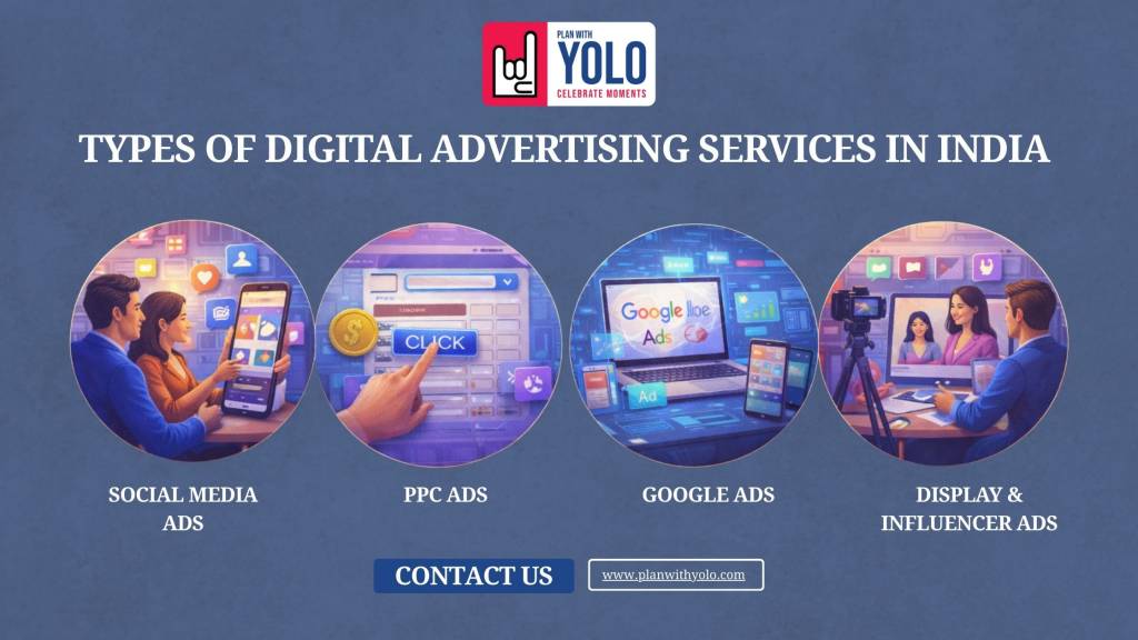 Types of Digital Advertising Services in India 