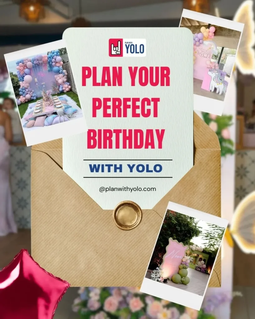 Plan your perfect birthday with YOLO 🎉...
