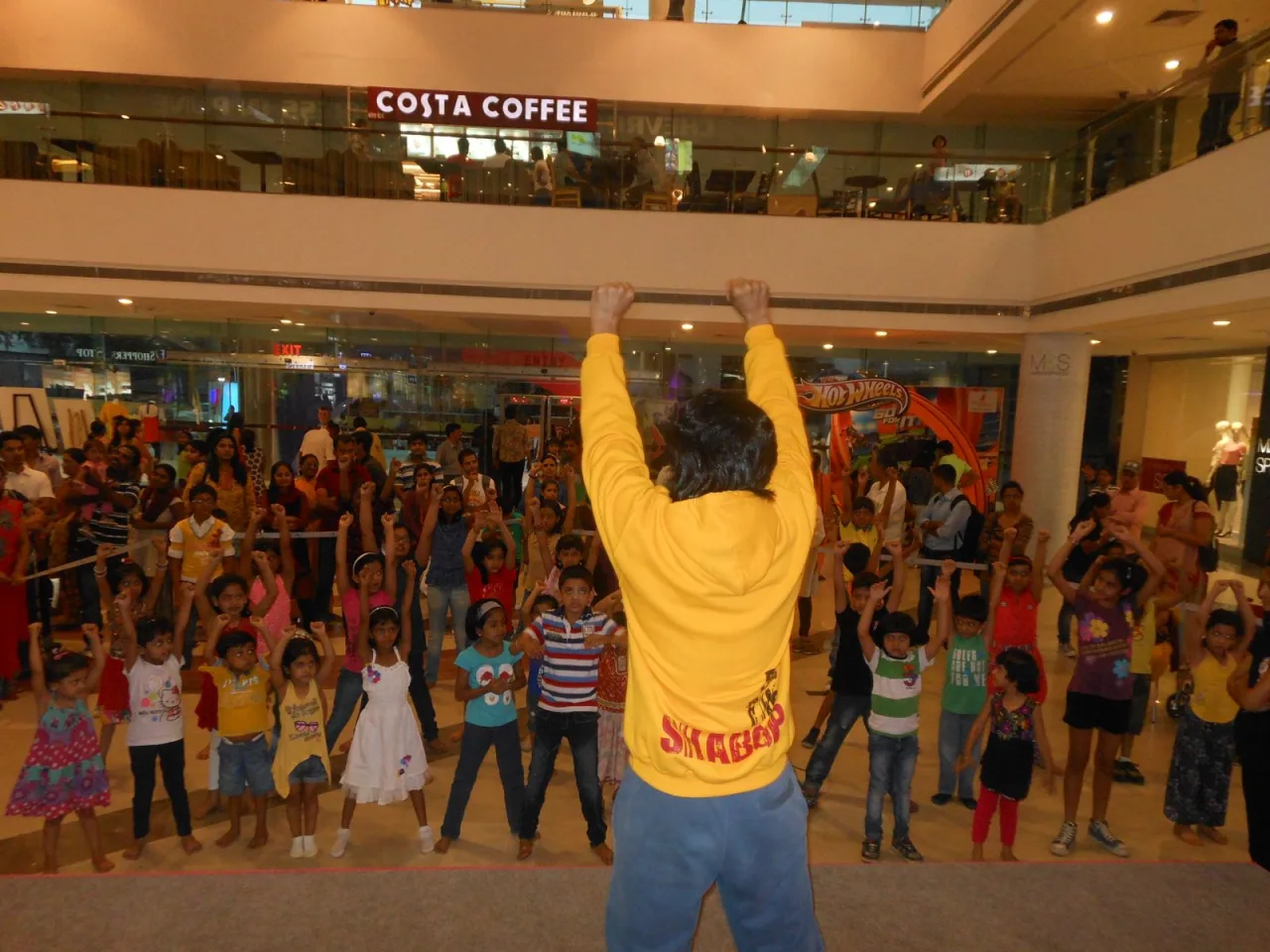 Mall atrium filled for a weekend kids activation — event by Plan With YOLO, Pune